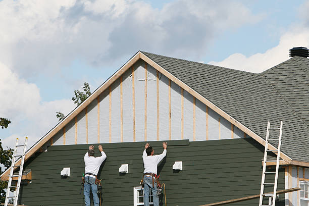 Professional Siding Installation technician working in South Charleston, WV
